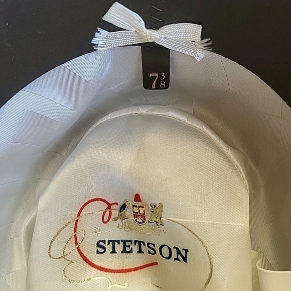 Vintage Stetson Cowboy Hat 7 1/8 Brown 2X Beaver Fur Eddie Bauer Collab USA Made - Picture 9 of 12